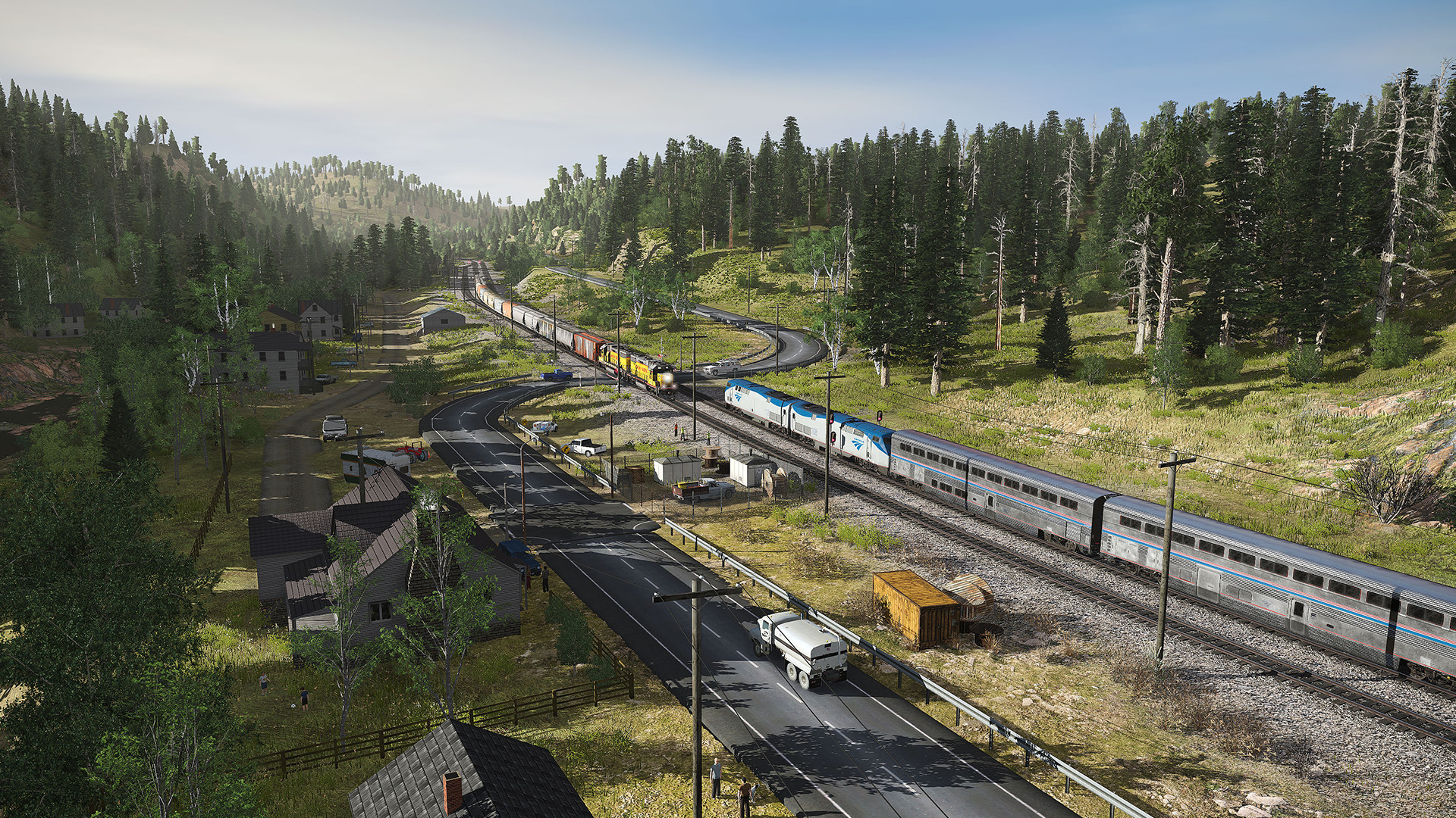 火车模拟游戏《Trainz 铁路模拟22》现已在Steam平台发售