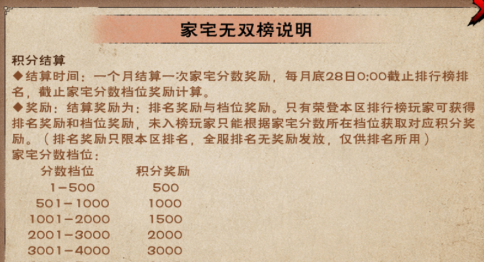 烟雨江湖家宅无双榜怎么玩？烟雨江湖家宅无双榜玩法攻略