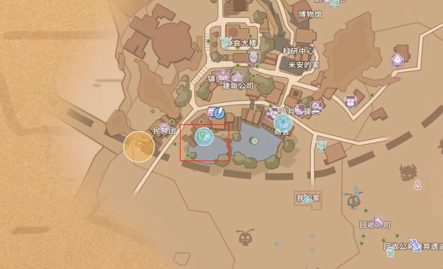 沙石镇时光协会售水处在哪里?沙石镇时光协会售水处位置介绍