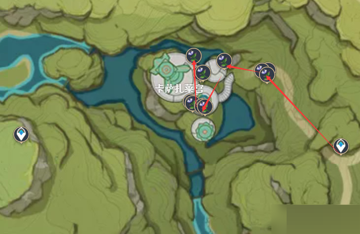 原神帕蒂沙兰在哪里采集？原神帕蒂沙兰采集路线攻略