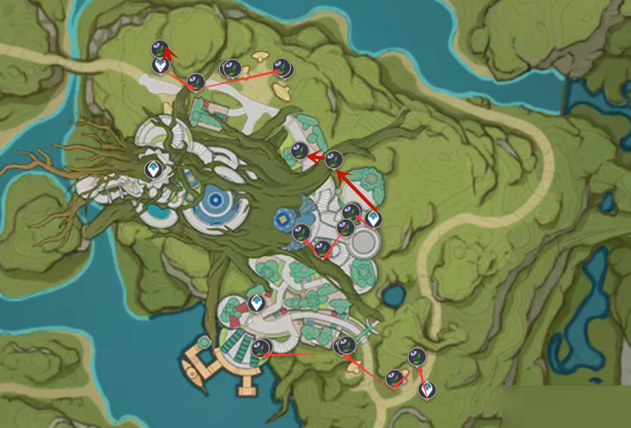 原神帕蒂沙兰在哪里采集？原神帕蒂沙兰采集路线攻略