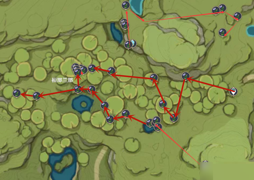 原神帕蒂沙兰在哪里采集？原神帕蒂沙兰采集路线攻略