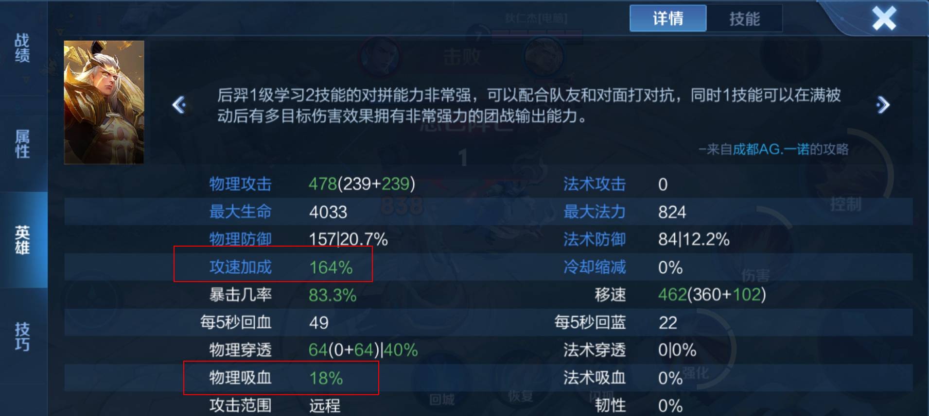 王者荣耀后羿最强出装是什么?王者荣耀后羿最强出装介绍