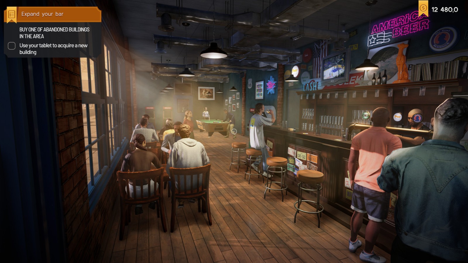 模拟新作《酒馆模拟器》上线Steam