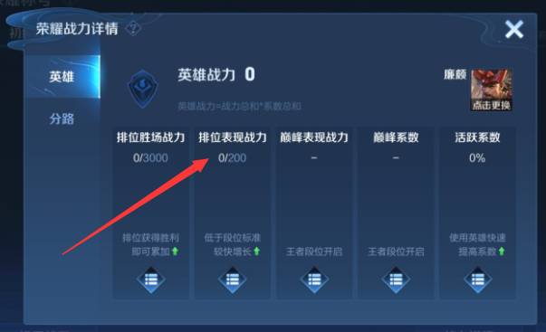 王者荣耀怎么查看排位表现分?王者荣耀查看排位表现分方法