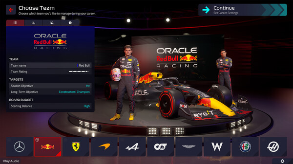 模拟游戏《F1车队经理2022》已在Steam发售