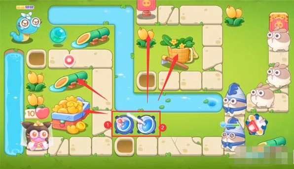 保卫萝卜4白萝卜传奇第45关怎么通关？保卫萝卜4白萝卜传奇第45关通关攻略