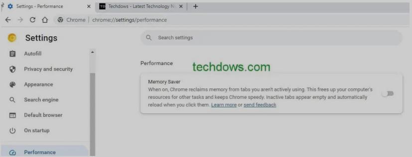 谷歌Chrome浏览器增加了省内存和省电模式