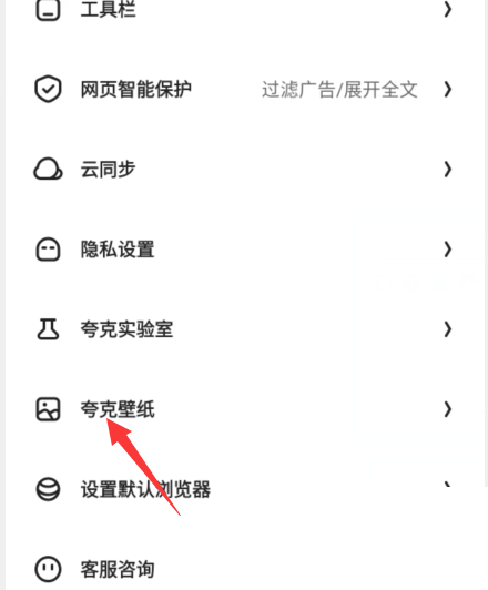 夸克浏览器的夸克壁纸怎么设置?夸克浏览器的夸克壁纸设置方法