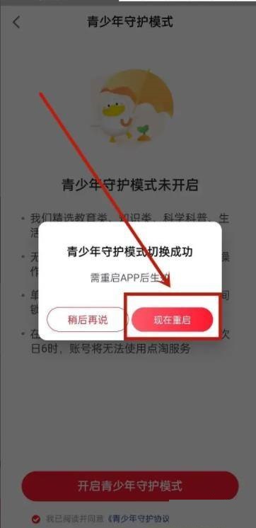 点淘怎么设置未成年模式?点淘设置未成年模式教程