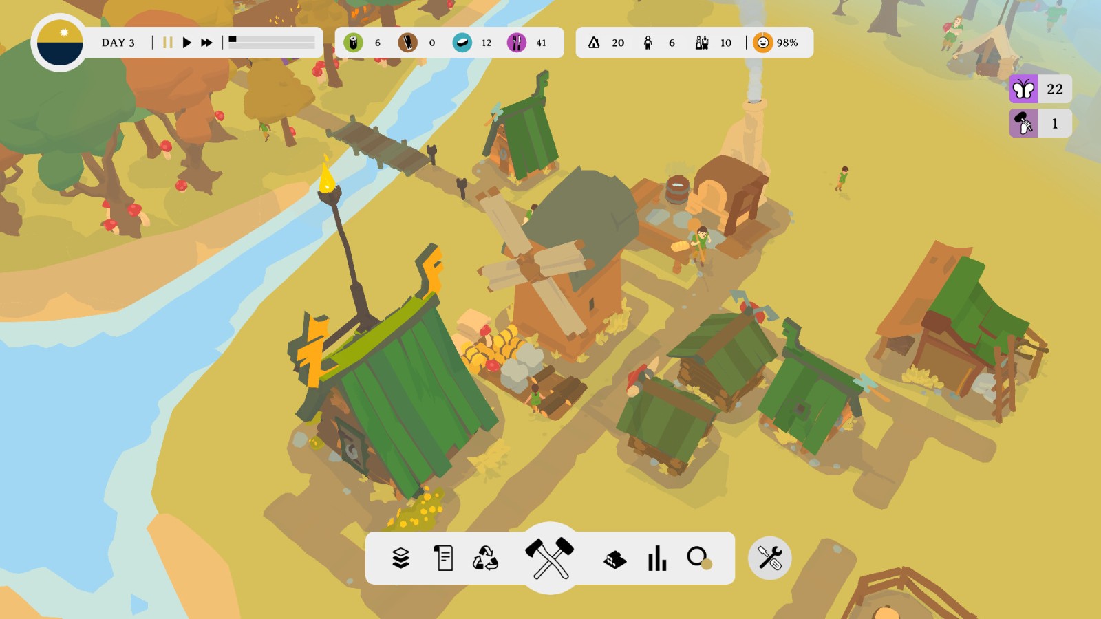 城镇建设策略游戏《世外之地》已在Steam页面上线