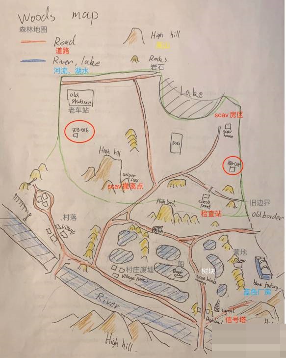 逃离塔科夫森林地图中有哪些点位?逃离塔科夫森林地图中点位介绍