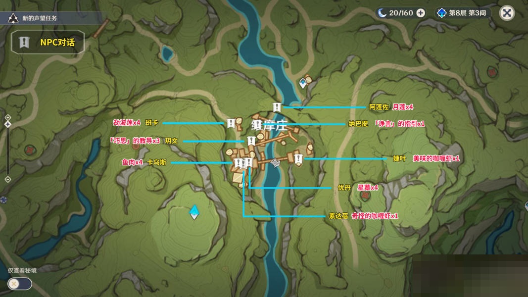 原神3.2所有NPC隐藏对话有什么奖励?原神3.2所有NPC隐藏对话奖励介绍