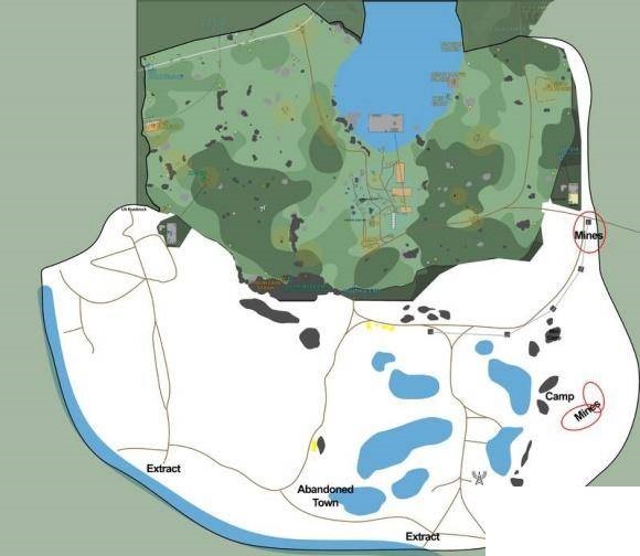 逃离塔科夫森林地图中有哪些点位?逃离塔科夫森林地图中点位介绍