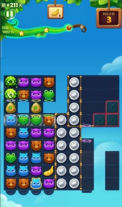 开心消消乐+211隐藏关怎么过?开心消消乐+211隐藏关通关攻略