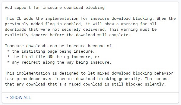 谷歌 Chrome 浏览器将推新安全选项