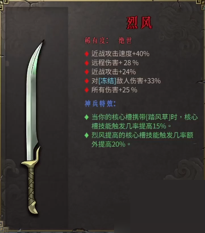 暖雪烈风武器怎么样?暖雪烈风武器介绍