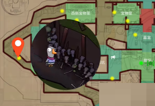 鹅鸭杀丛林神殿狼任务在哪里？鹅鸭杀丛林神殿狼任务位置介绍