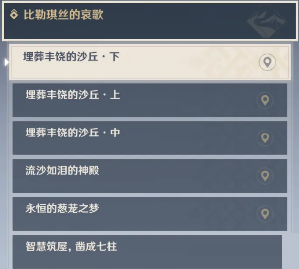 原神比勒琪丝的哀歌任务怎么完成？原神比勒琪丝的哀歌任务完成攻略