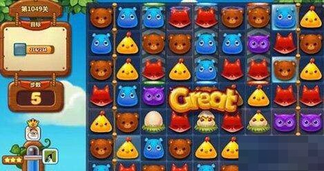 开心消消乐1049关怎么过?开心消消乐1049关通关攻略
