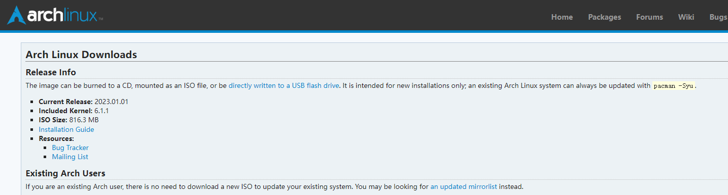 Arch Linux 2023.01.01版本发布