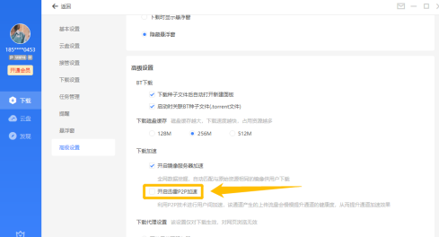 迅雷11怎么开启迅雷P2P加速功能？迅雷11开启迅雷P2P加速功能的方法