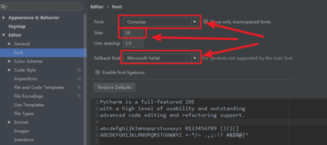 pycharm怎么更改字体？pycharm更改字体的方法