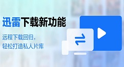 迅雷远程下载回归：可智能管理视频资源 可打造私人片库