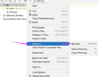 pycharm如何重命名项目？pycharm重命名项目的方法