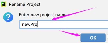 pycharm如何重命名项目？pycharm重命名项目的方法