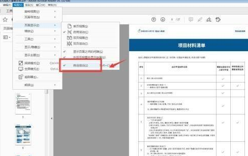 Adobe Acrobat Reader DC怎样设置自动滚动？Adobe Acrobat Reader DC设置自动滚动的方法