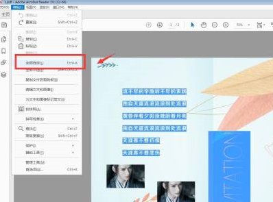 Adobe Acrobat Reader DC如何选择对象？Adobe Acrobat Reader DC选择对象的方法