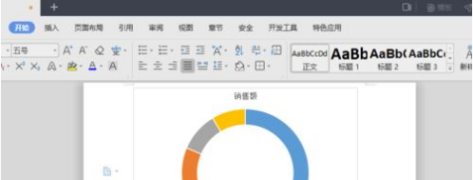 WPS2019怎样插入圆环图？WPS2019插入圆环图的方法