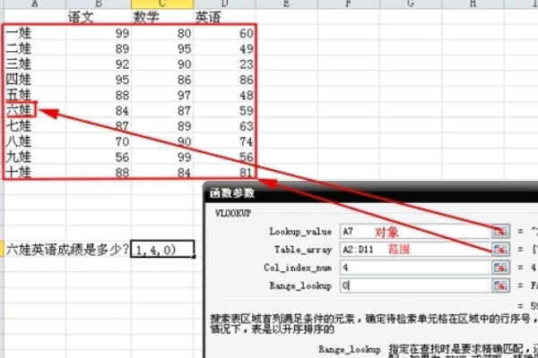 excel表格vlookup函数怎么用?excel表格vlookup函数的使用方法