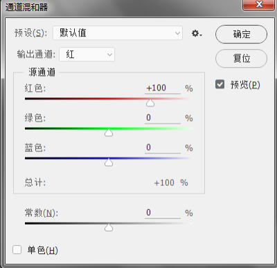 PS通道混合器怎么用?PS通道混合器的用法教程