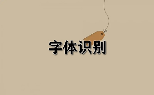 字体识别