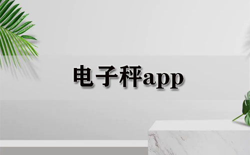 电子秤app