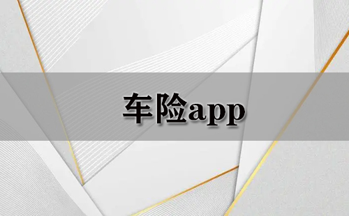 车险app