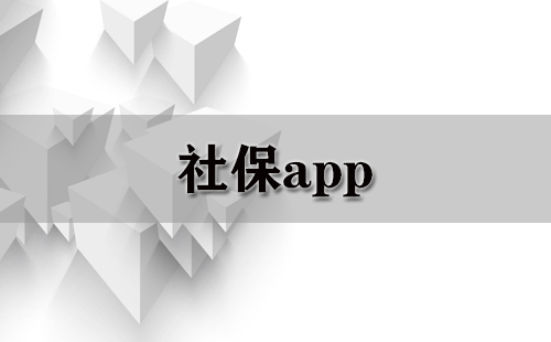 社保app大全-社保app哪个好